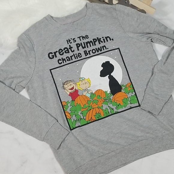 Peanuts Tops - Peanuts The Great Pumpkin Sweatshirt